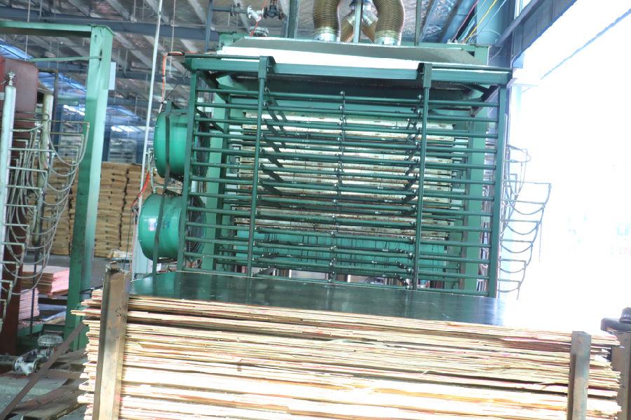 权明木业-覆膜板生产设备